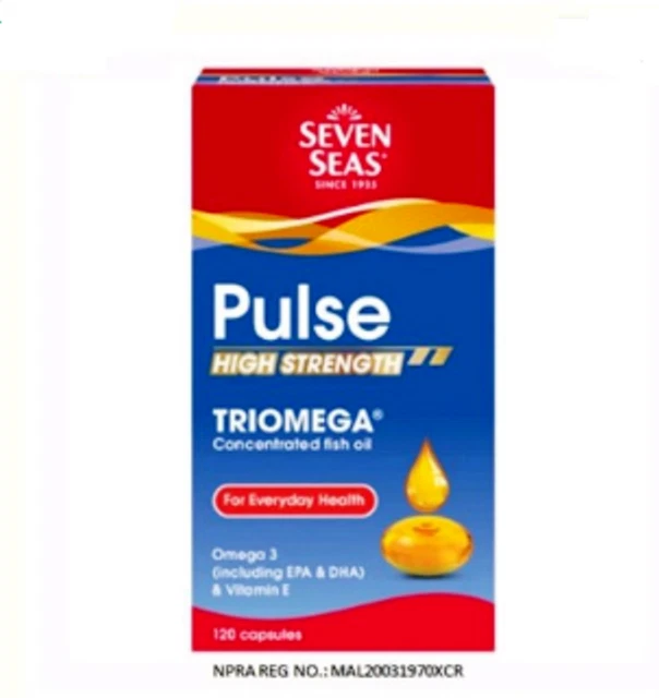 Seven Seas Pulse Triomega concentrated fish oil 120's