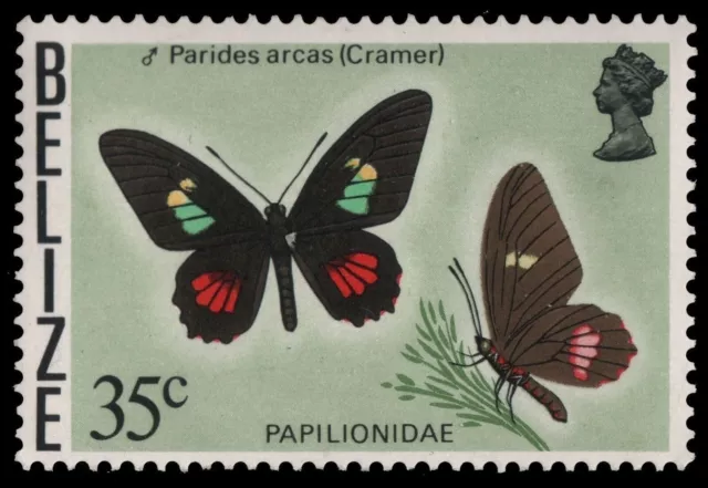 Belize 1977 - Mi-Nr. 370 ** - MNH - Schmetterling / Butterfly