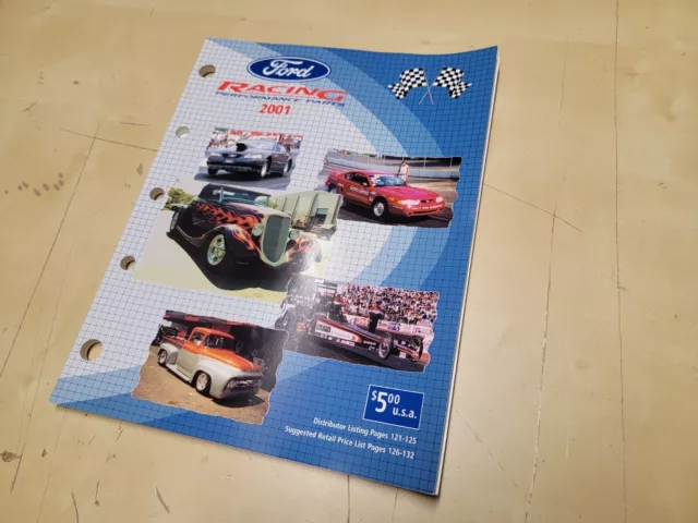 Vintage 2001 Ford Racing Performance Parts Catalog 132-page SVO FRPP  Motorsport