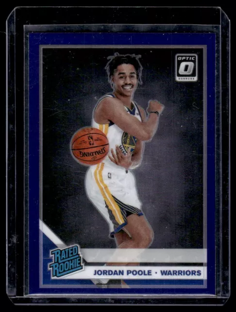 2019-20 Rated Rookie Jordan Poole RC Golden State Warriors #169