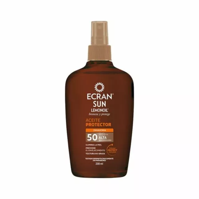 Sonnenöl Ecran Ecran Sunnique SPF 50 [200 ml] Spf 50 200 ml