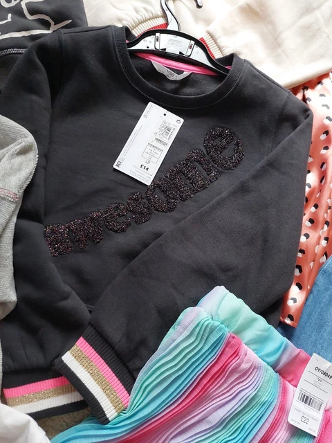 Large bundle all new bnwt girls clothing Next M&S age 7-8 RRP £178 x 15 items 8