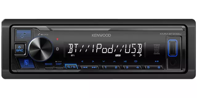 Kenwood KMM-BT232U Digital Media Car Radio Receiver AM/FM Bluetooth