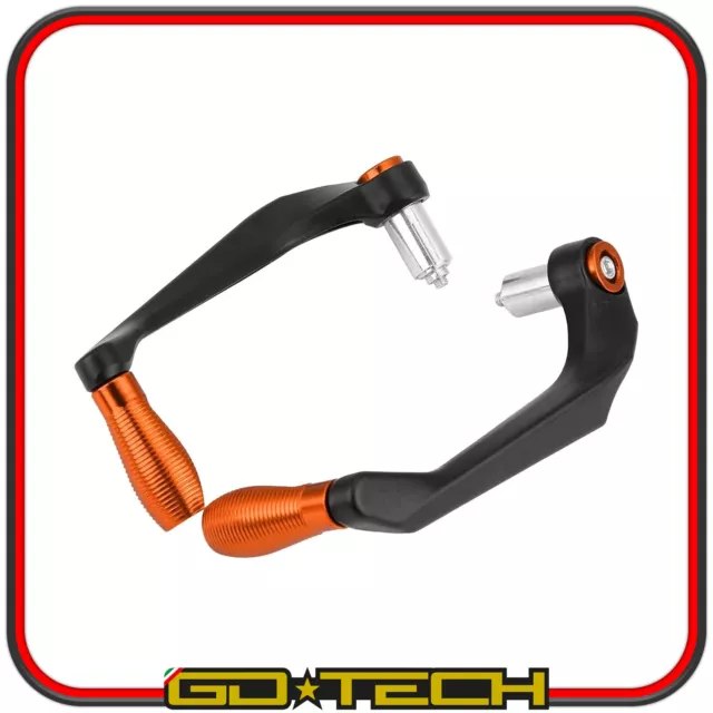 PARALEVE MOTO SCOOTER PROTEZIONE LEVE FRENO FRIZIONE ALLUMINIO CNC Arancione