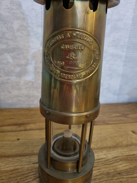 E Thomas & Williams Miner's Lamp