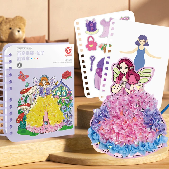FR Hand-Painted Toys Gift Handmade DIY Poke Toys for Boys Girls (Flower Fairy)