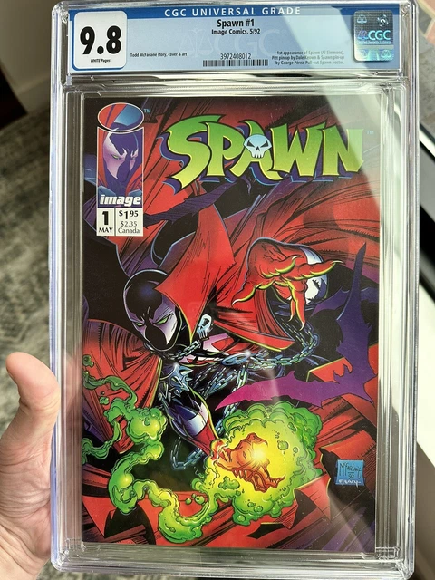 Spawn #1 Image Comics 1992 Todd McFarlane CGC 9.8 WHITE Pages