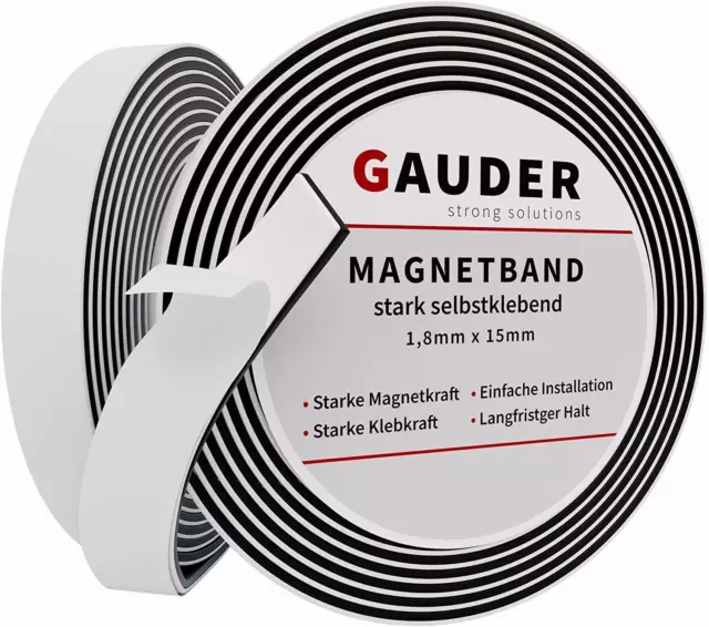 GAUDER Typ A+B Magnetband FLIEGENGITTER Schaumstoffkleber extrem selbstklebend