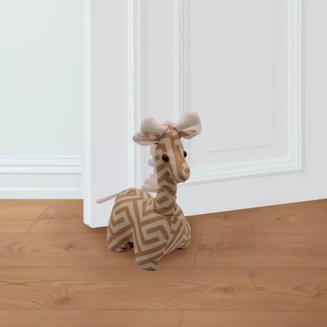 Large Giraffe Door Stop Heavy Fabric Novelty Stopper Animal Doorstop 30cm Home