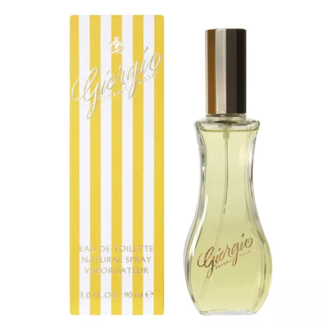 Giorgio Beverly Hills Gelb 90Ml Eau De Toilette Spray Brandneu & Versiegelt