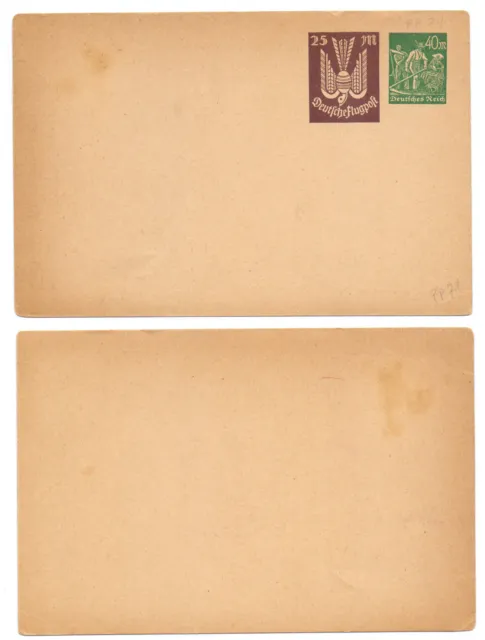 101915 - Privatganzsache PP 74 - Postkarte - Arbeiter und Flugpost - ungebraucht