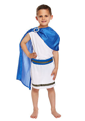 Child Caesar Costume 7-9 Years - Boys Girls Kids Nativity Play Book Week Outfit