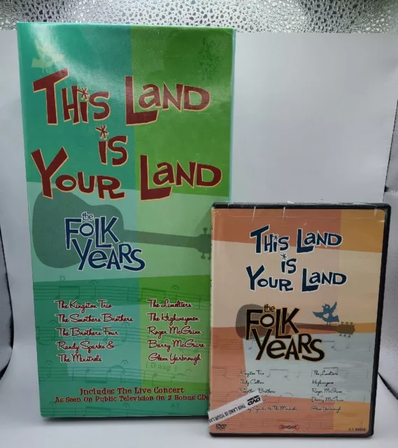 This Land Is Your Land: The Folk Years--10 CD Set + DVD