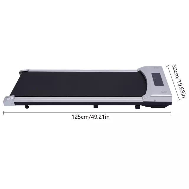 220V Motorisiertes Laufband Zuhause Elektrisches Walkpad Schreibtisch Arbeit Neu 2