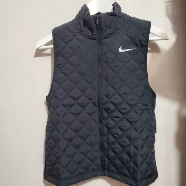 Nike Aerolayer Women's Sz XS Running Gilet Black DM1542 010 NWT