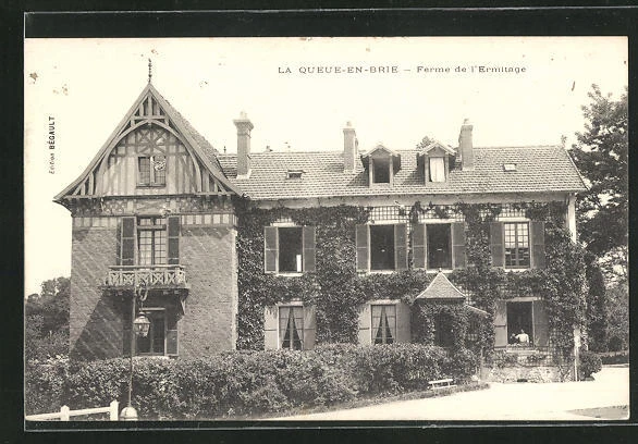 CPA La Queue-en-Brie, Ferme de l´Ermitage