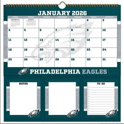 Is Jalen Hurts The Eagles MVP For 2026 Unpack The Hype Eagles 2026 Memomate Spiral Calendar 2025 By.webp