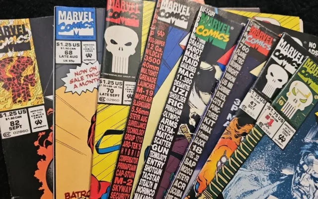 The Punisher Marvel Comics Lot Of 8
