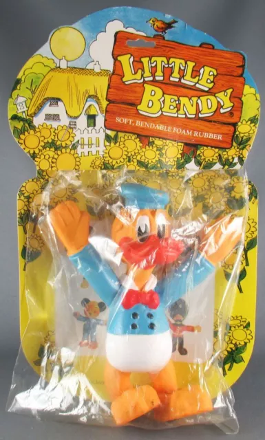 Mickey et ses amis - Figurine Flexible Little Bendy Newfeld Ltd England - Donald