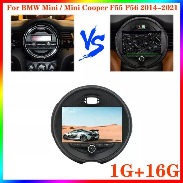 For BMW Mini Cooper F55 F56 2014-2021 Stereo Radio GPS Head Unit 9" Android 11.0