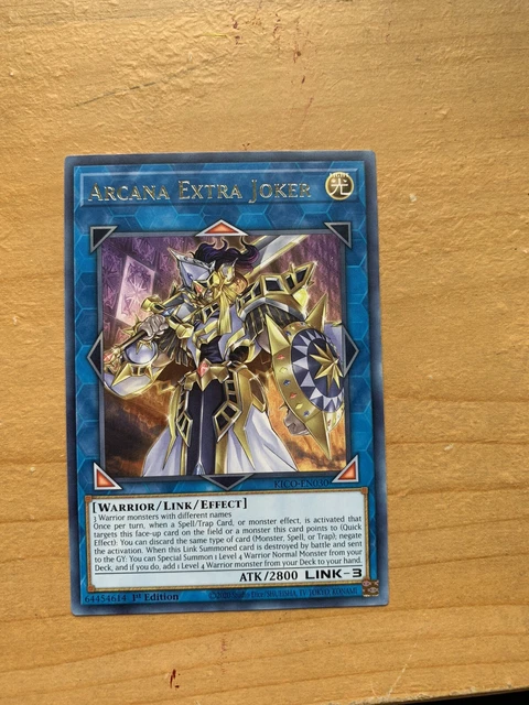 Yugioh Arcana Extra Joker KICO-EN030 kings court rare