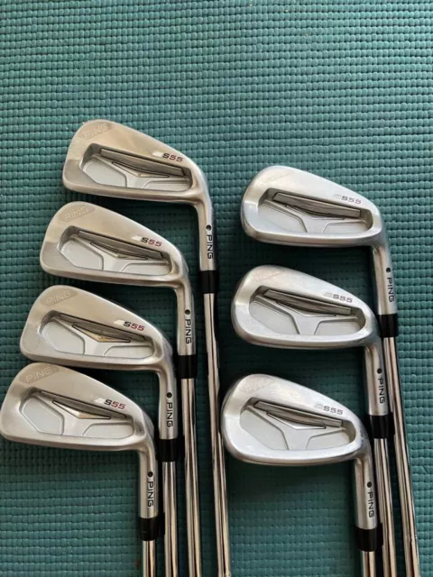Ping S55 Iron Set Black Dot Flex S 7 Pieces CFS Right Handed F/S #80