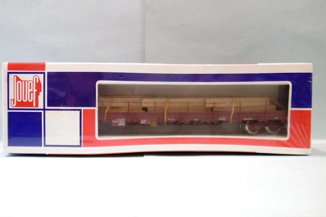 JOUEF WAGON PLAT TP à bogies et ranchers ep III SNCF HO 1/87 EUR 10,00