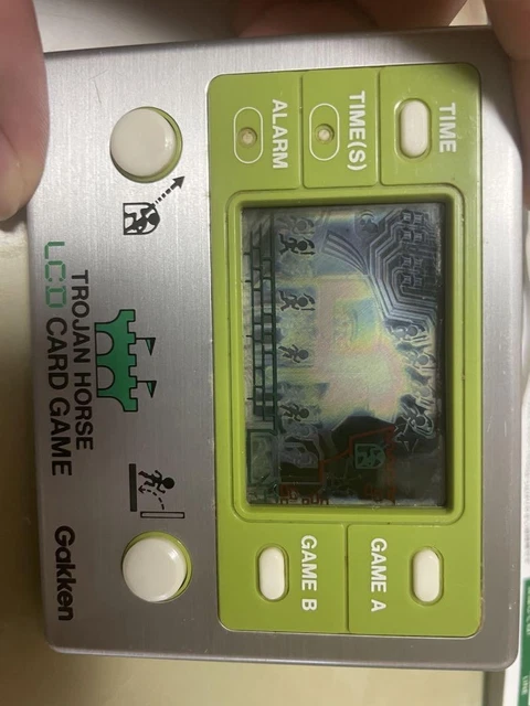 VINTAGE GAKKEN TROJAN Horse LCD Game - Tested & Working