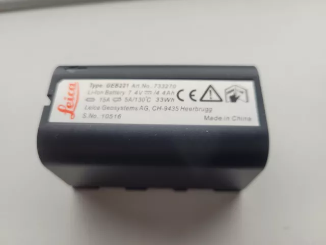 Genuine Leica GEB 221 battery