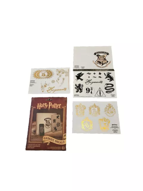 Harry Potter Vinyl Decals, 4 Sheets ( 2 Stick Used Already From Collection )