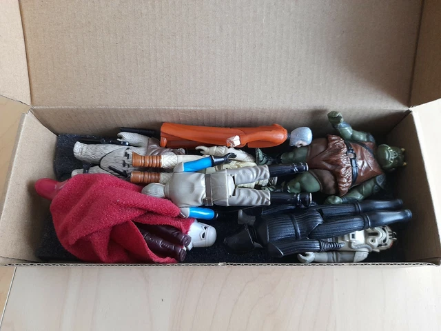 Lot Figurines Star Wars Kenner Vintage 1978-1983, état Correct