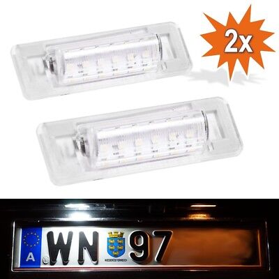 ANG RONG Eclairage Plaque d'immatriculation LED Pour Mercedes Benz W210 96-02 W202 97-00