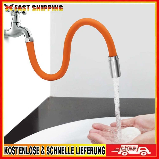 Universal-Wasserhahn-Verlängerungsschlauch, biegbar, langlebig, Wohnaccessoires