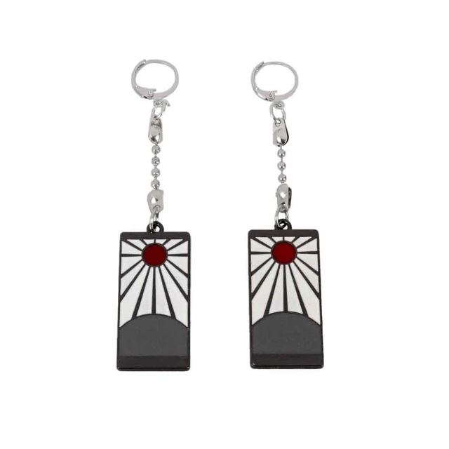 3 Paar Kamado Tanjirou Ohrringe - Demon Slayer Anime Cosplay