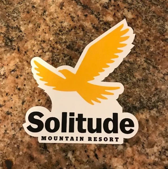 Solitude Ski Sticker - Skiing Snowboarding Utah Mountain Sports Burton Powder