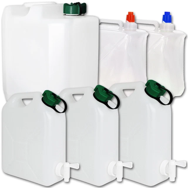 Wasserbehälter Wasserkanister Trinkwasserkanister Hahn Behälter Camping Kanister