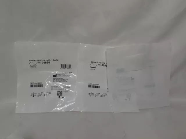 (3) Genuine Resmed Filter 36850 for S9 and Air10 New & Sealed