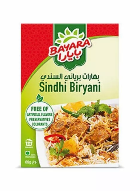 BAYARA Sindhi Biryani Masala 60g Free Shipping World wide