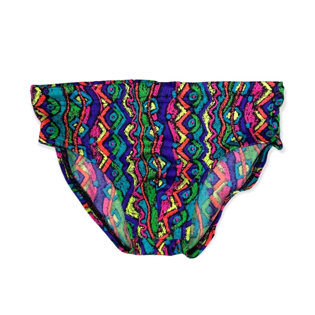 Vintage 80s / 90s Men's Colorful Bikini Brief Swimsuit M