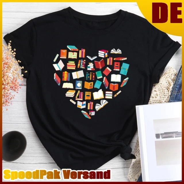 ❥ T-shirt Reading is a ticket to the adventure-Nero-M