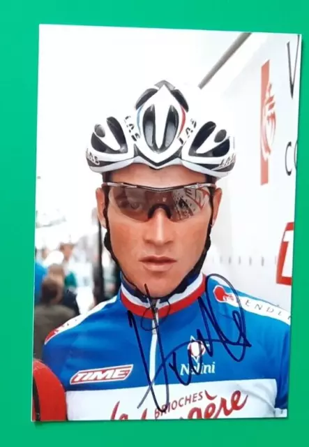 CYCLISME  PHOTO cycliste THOMAS WOECKLER Champion de France Signée