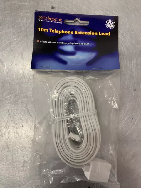 10m Telephone Extension Lead