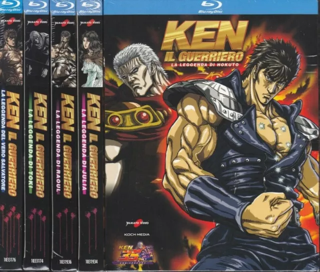 5 Blu-ray Box singoli KEN IL GUERRIERO LA LEGGENDA FILM COLLECTION LE 5 LEGGENDE