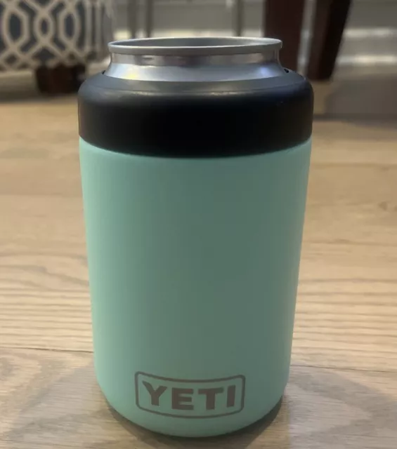 YETI Rambler Colster 12 oz. Can Beer Soda Holder Koozie Insulator Mint Green