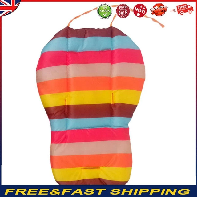 Rainbow Baby Stroller Buggies Pads Seat Chair Cushion Thickening Cart Pads -
