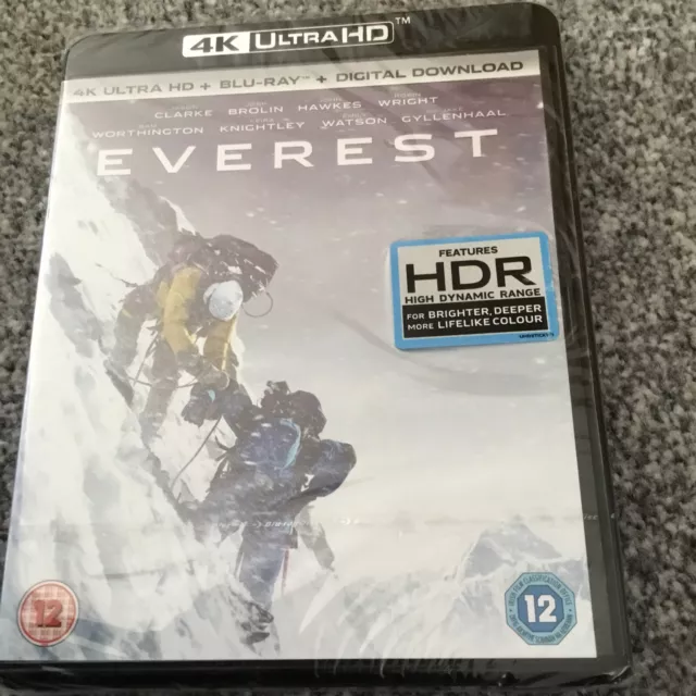 EVEREST 4K UHD (4K Ultra HD + Blu-ray)  NEW/SEALED Free P&P