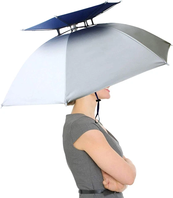 Redswing 37" Diameter Large Umbrella Hat for Adults and Kids, Hands Free UV Pro