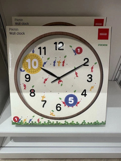 インテリア時計 PIKMIN Wall Clock Nintendo Store Pikmin Wall Clock Nintendo Store Tokyo Limited / Osaka Japan