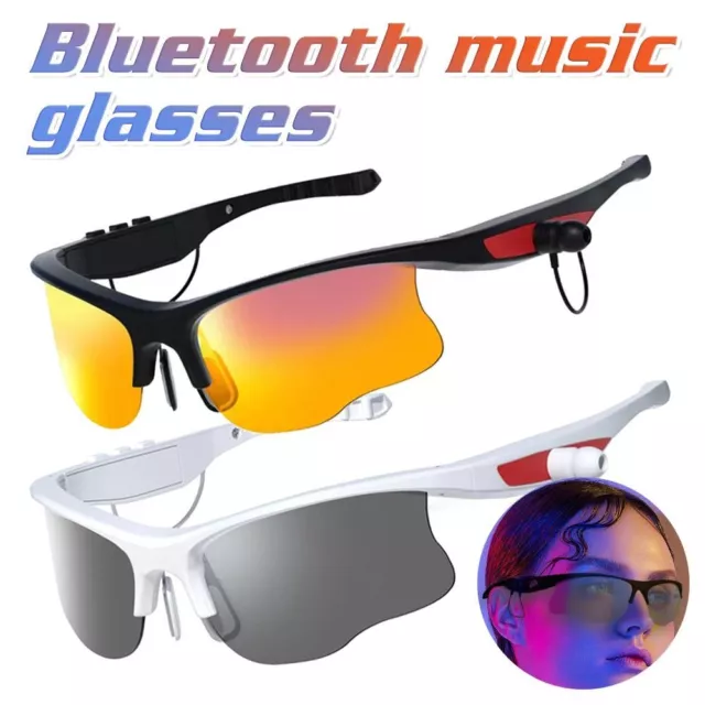 Headphones Wireless Headset Sunglasses Bluetooth Glasses Earphones with Mic