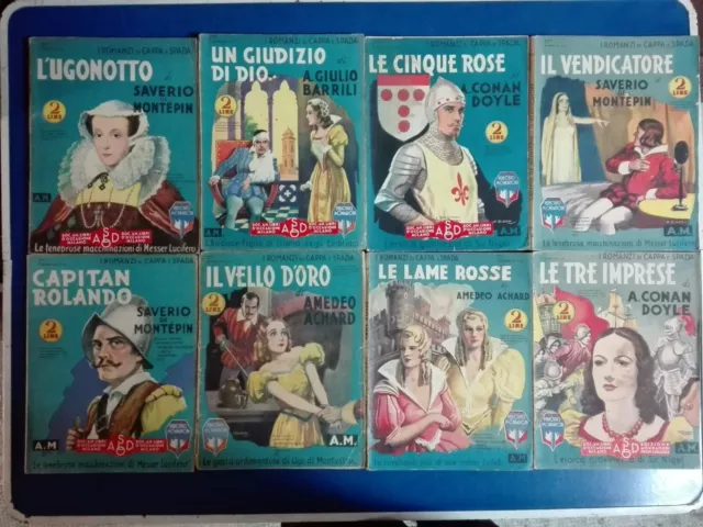 Lotto 21 I ROMANZI DI CAPPA E SPADA Mondadori narrativa anni 30